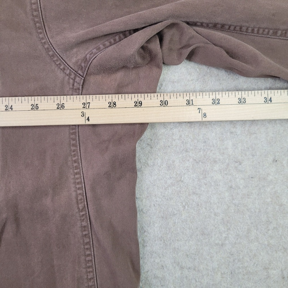 Wrangler Riggs Workwear Shirt Mens 3XL Brown Button Down Long Sleeve Pockets - Picture 6 of 8
